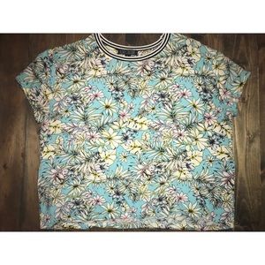 Floral crop top☀️